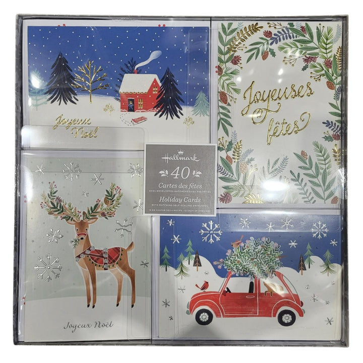 Hallmark Christmas Cards - 40-Pack