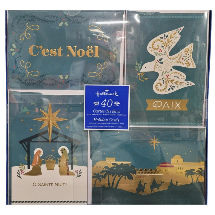 Hallmark Christmas Cards - 40-Pack