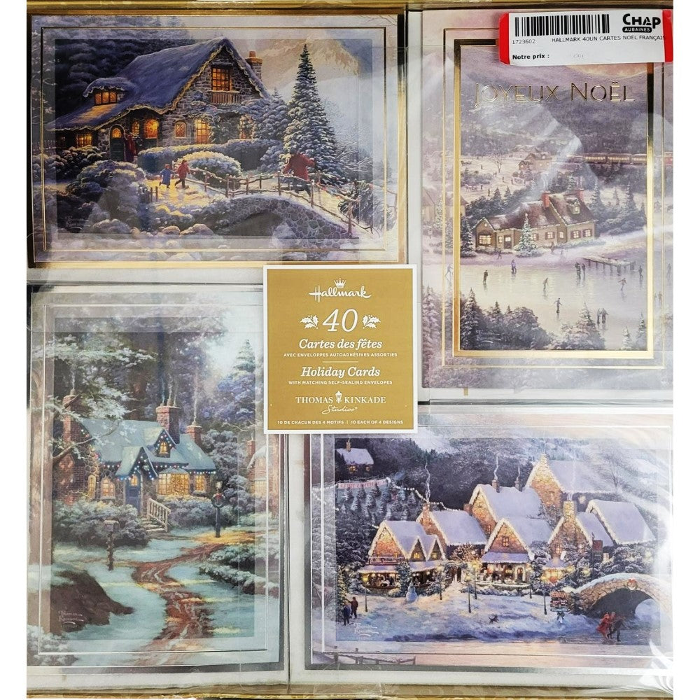 Hallmark Christmas Cards - 40-Pack
