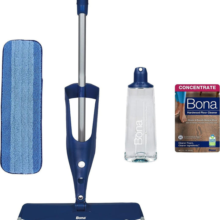 Bona - Spray mop with concentrated products for wood floors 