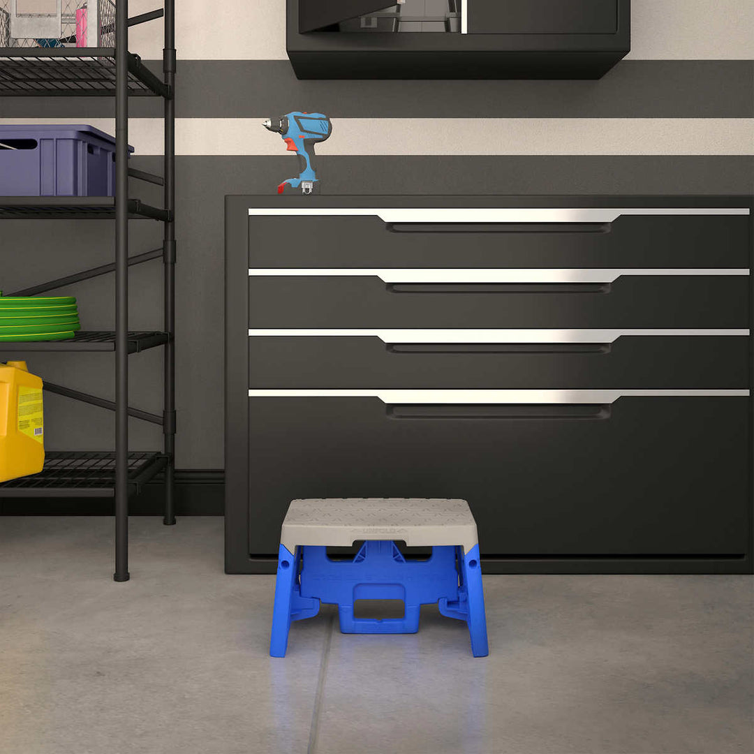 Cosco One-Step Molded Folding Step Stool - 2-Pack