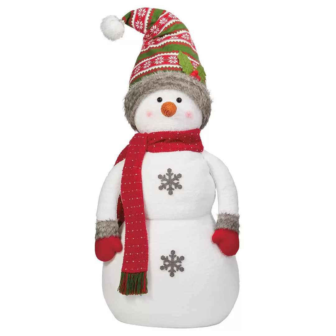 Soft Sculpture Snowman
