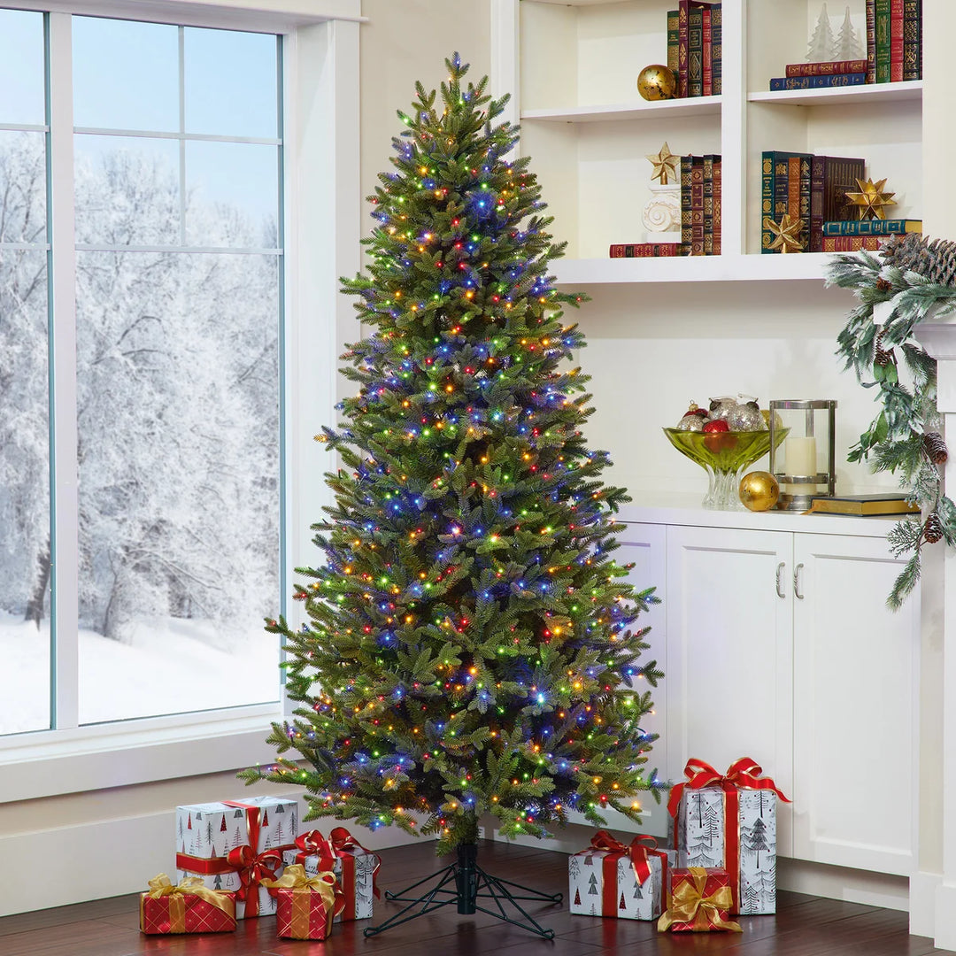 Aspen Pre-Lit Slim Artificial Christmas Tree - 1.9 m