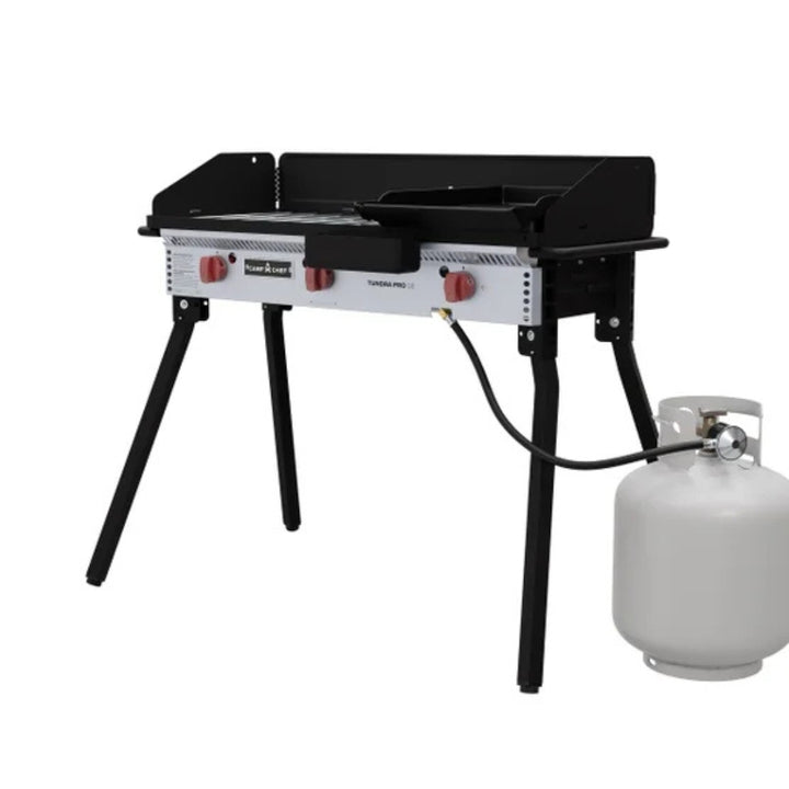 Camp Chef - Réchaud 3 brûleurs avec grille Tundra