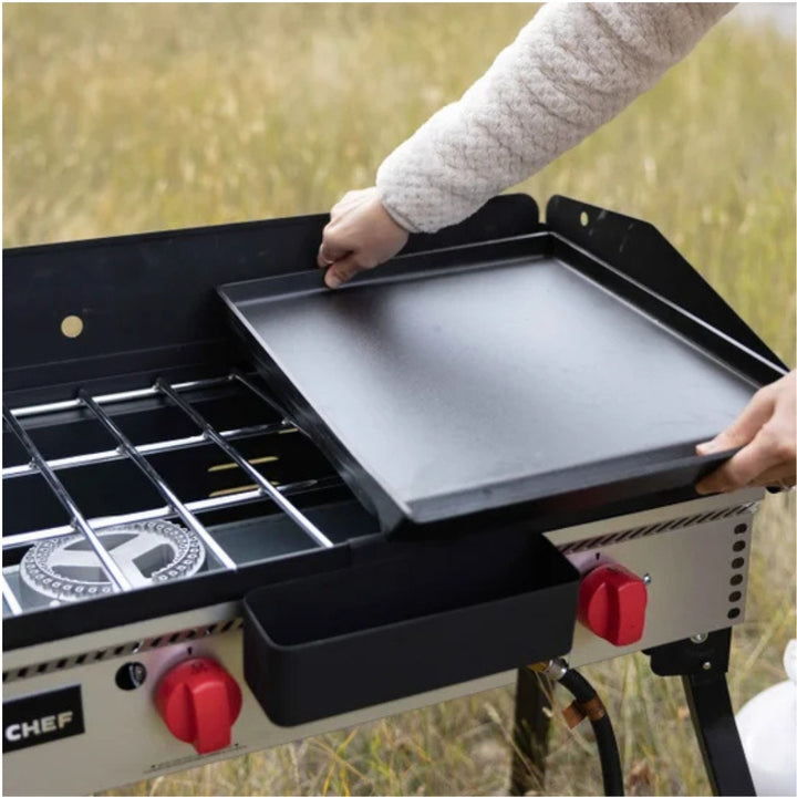 Camp Chef - Réchaud 3 brûleurs avec grille Tundra