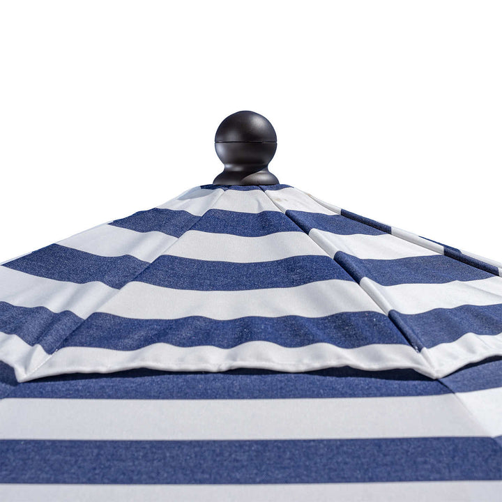 Sunvilla Round Cabana Stripe Aluminum Market Umbrella
