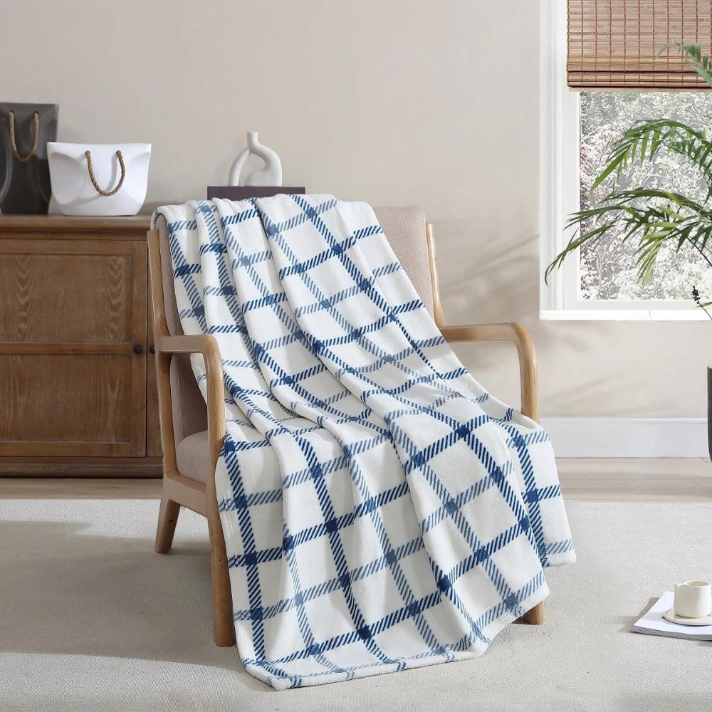French Connection Home Plush Throw