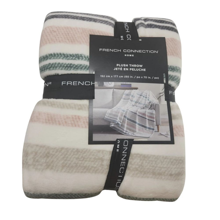 French Connection Home Plush Throw