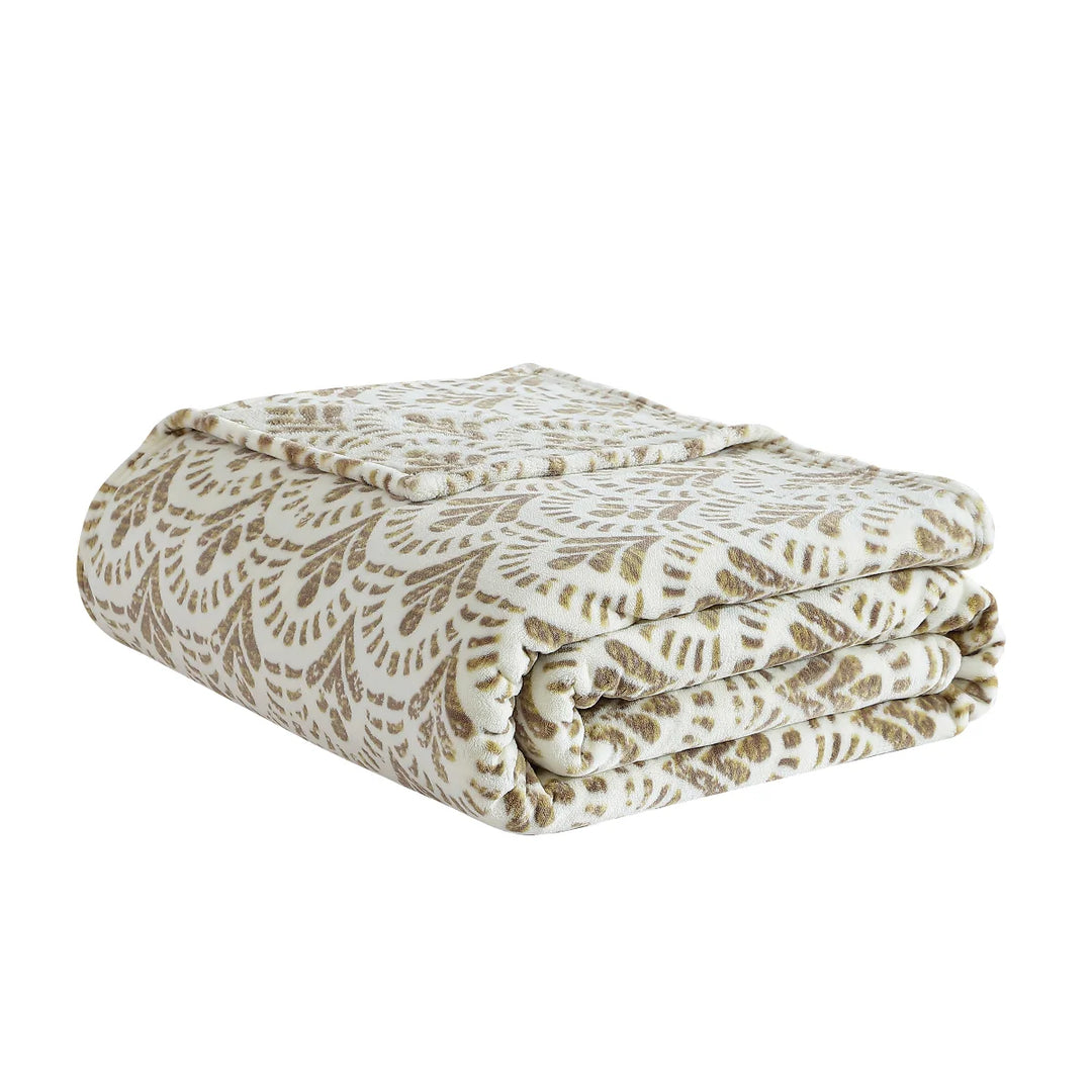 French Connection Home Plush Throw