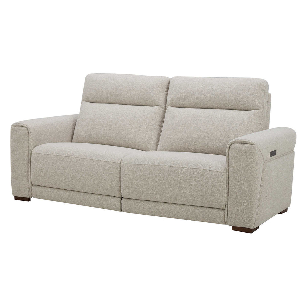 Aiden & Ivy - Fabric sofa with power recline