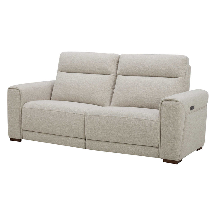 Aiden & Ivy - Fabric sofa with power recline