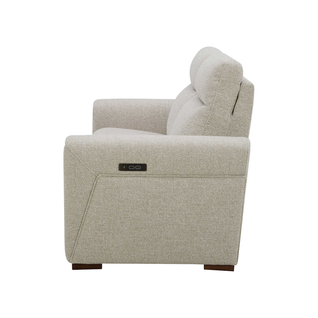 Aiden & Ivy - Fabric sofa with power recline
