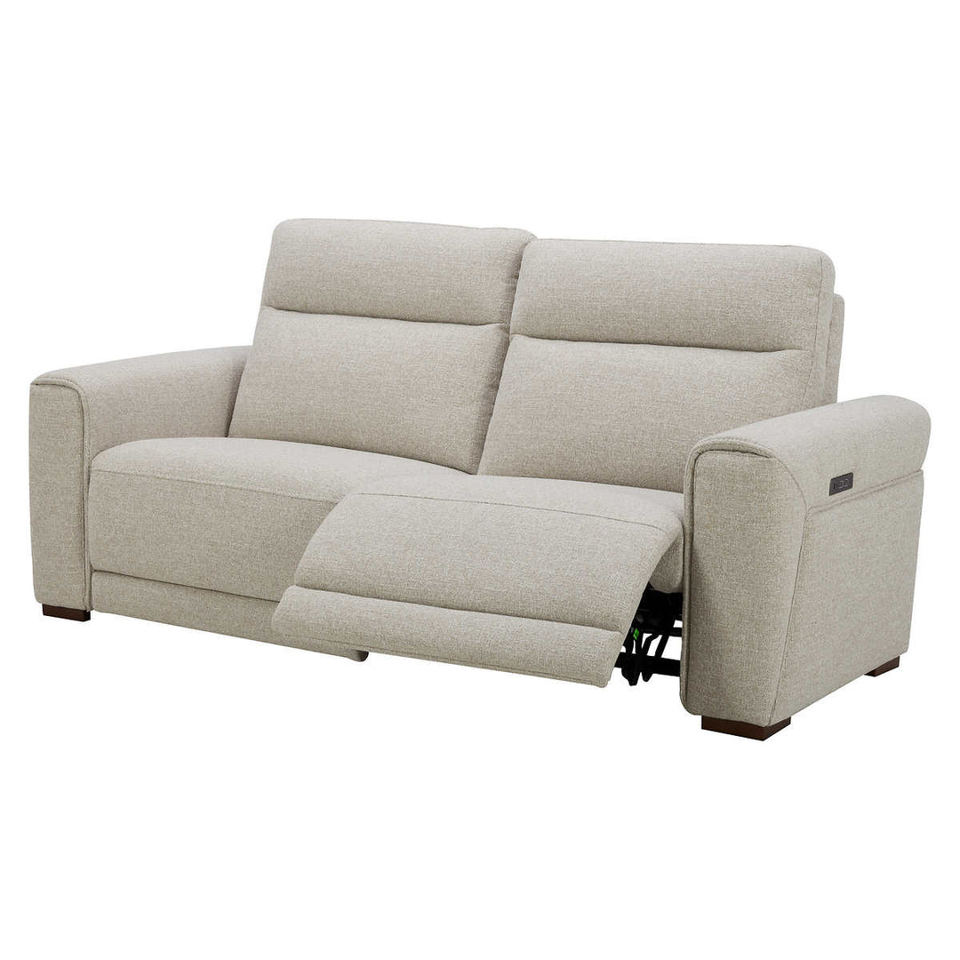Aiden & Ivy - Fabric sofa with power recline