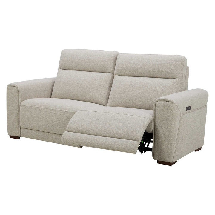Aiden & Ivy - Fabric sofa with power recline