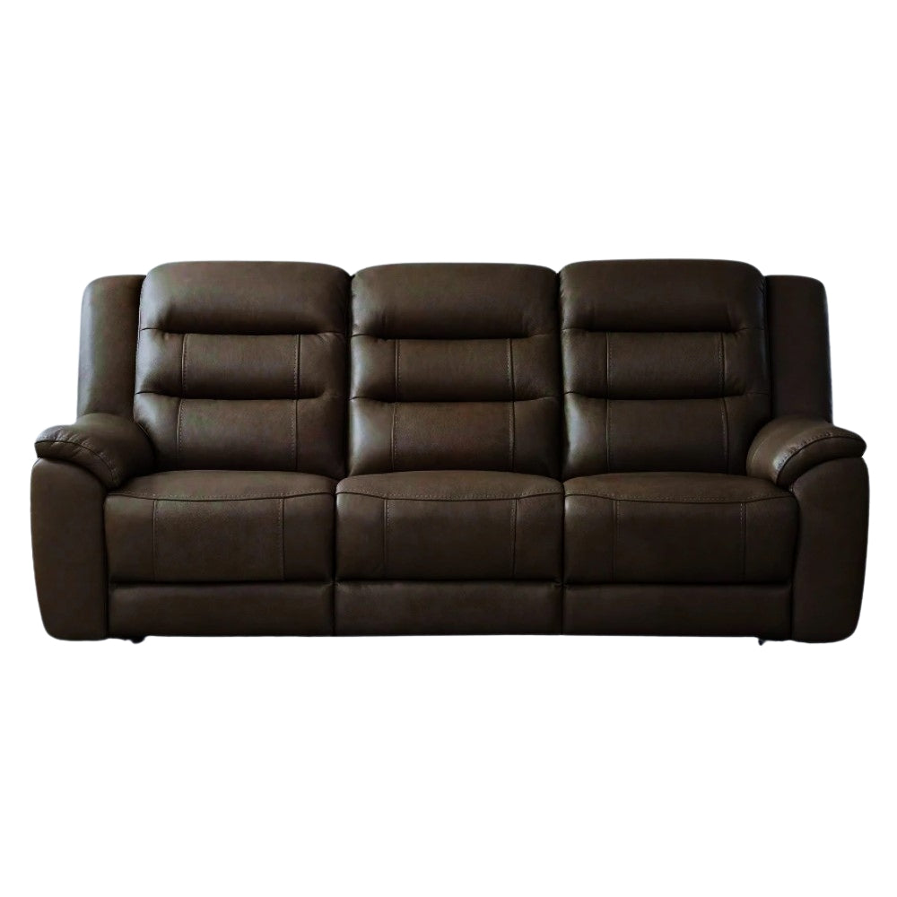 Gilman Creek – Sofa en cuir pleine fleur à inclinaison motorisée