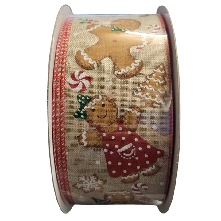 Kirkland Signature - Ruban de Noël bordé de fil de fer