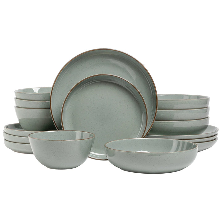 Over & Back 16-Piece Stoneware Dinnerware Set