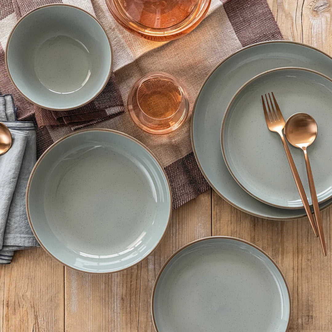 Over & Back 16-Piece Stoneware Dinnerware Set