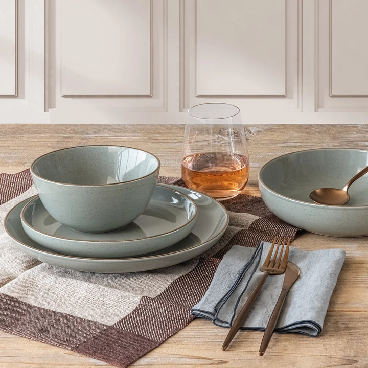 Over & Back 16-Piece Stoneware Dinnerware Set