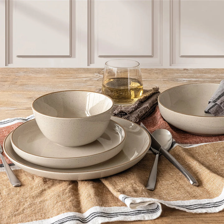 Over & Back 16-Piece Stoneware Dinnerware Set