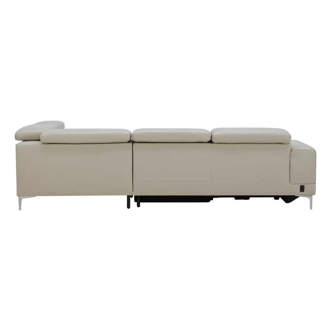 Aiden & Ivy - Canapé d'angle inclinable électrique