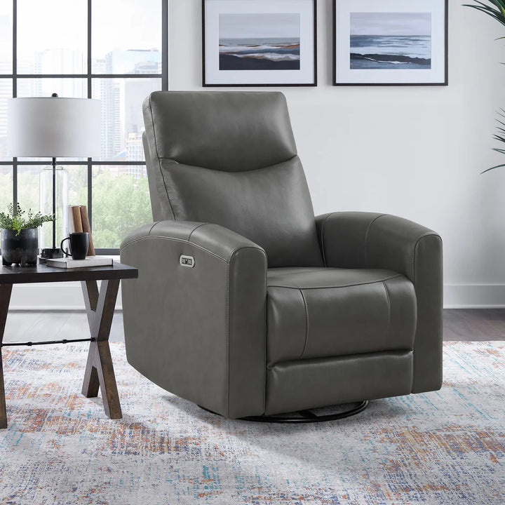 Northridge Home Top-Grain Leather Power Recliner