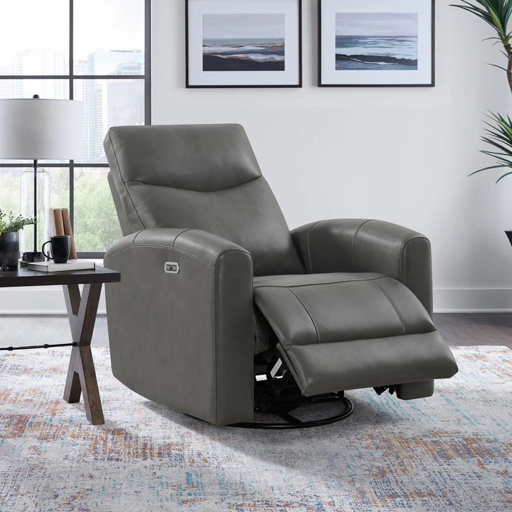Northridge Home Top-Grain Leather Power Recliner