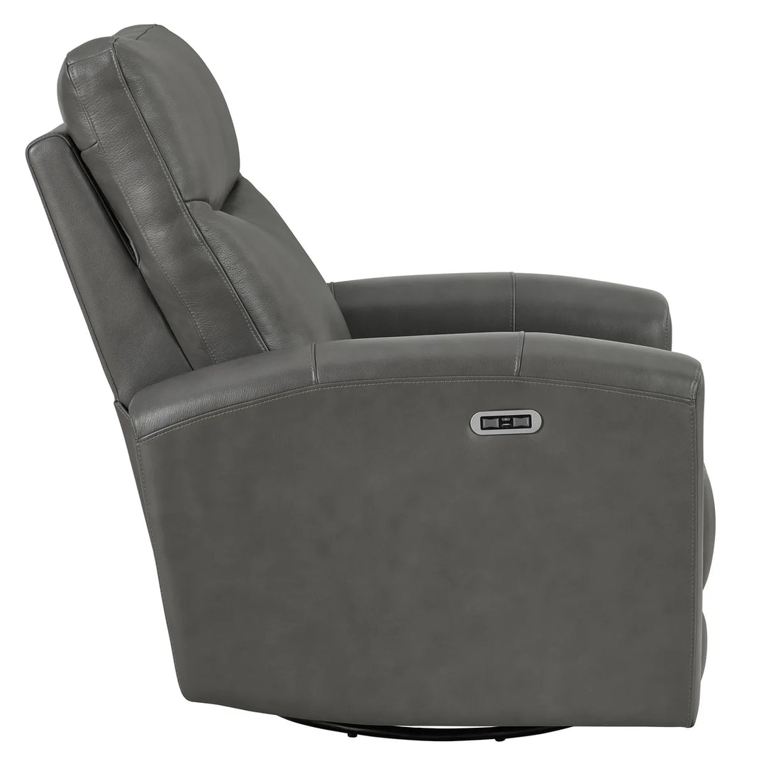 Northridge Home Top-Grain Leather Power Recliner