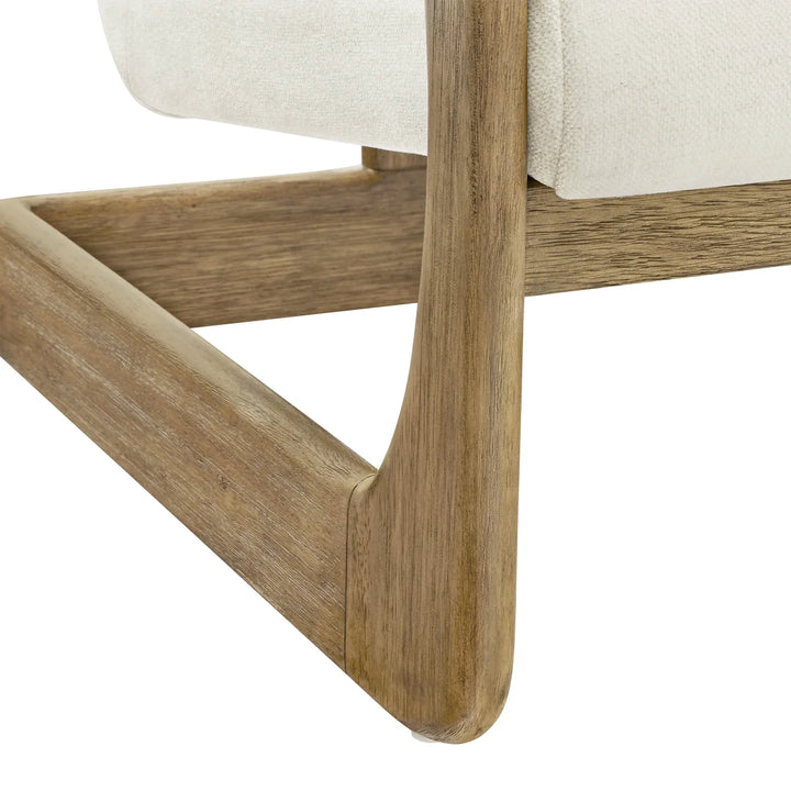 Thomasville Accent Fabric Chair with Wood Base