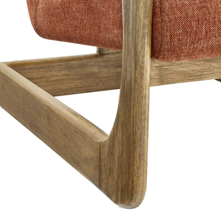 Thomasville Accent Fabric Chair with Wood Base