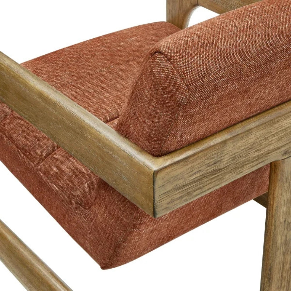 Thomasville Accent Fabric Chair with Wood Base