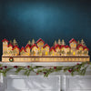 Wood LED Village Scene Advent Calendar