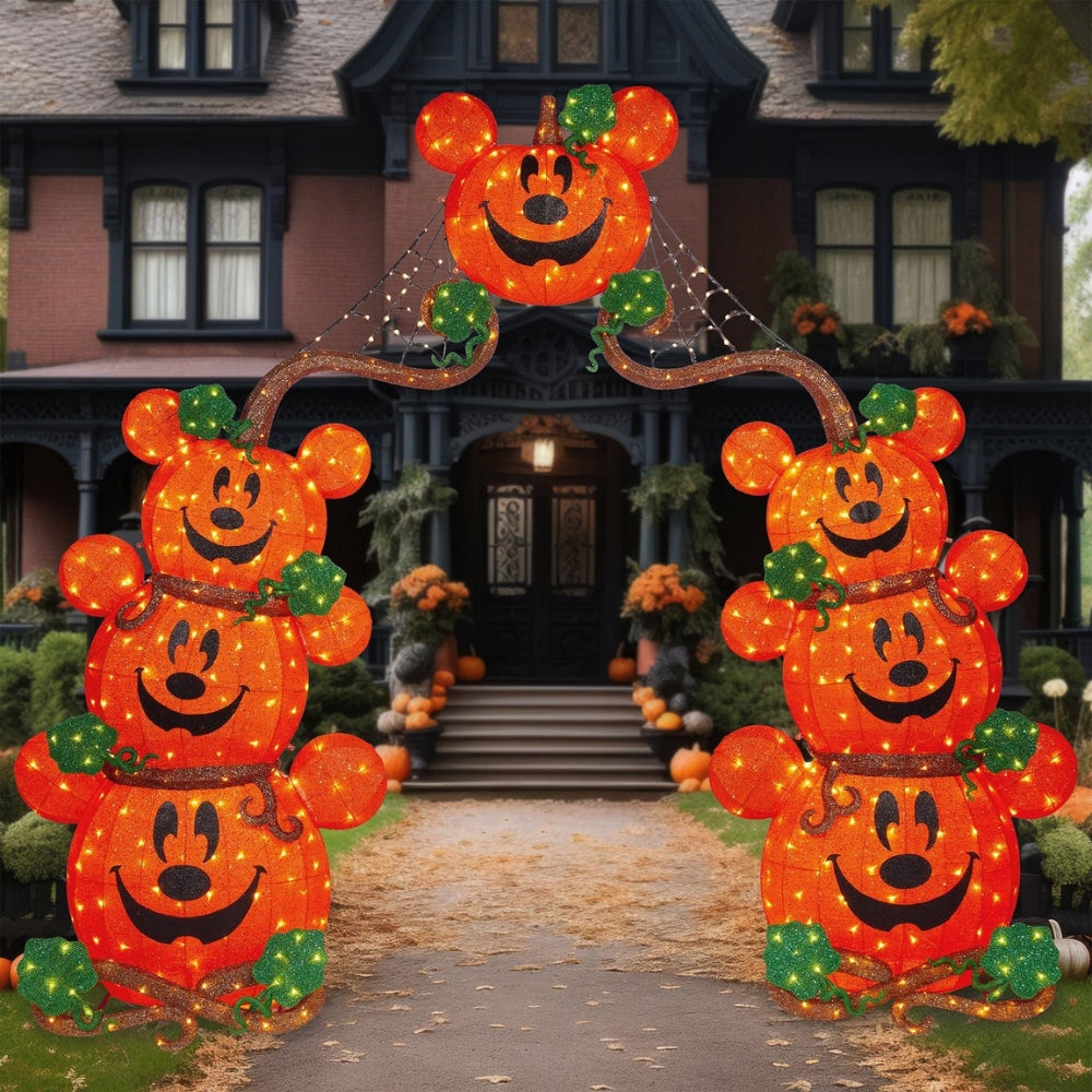 Disney - Arche d'Halloween de 2,74 m avec lumières DEL