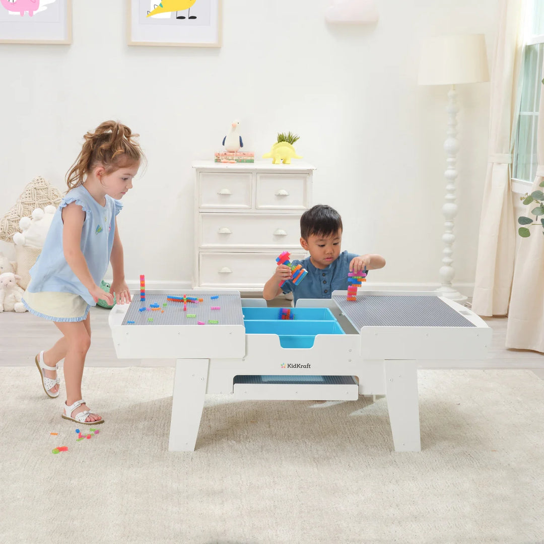 KidKraft - Table lumineuse de constuction de bloc, 210 briques
