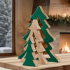 Nesting Wood Christmas Trees