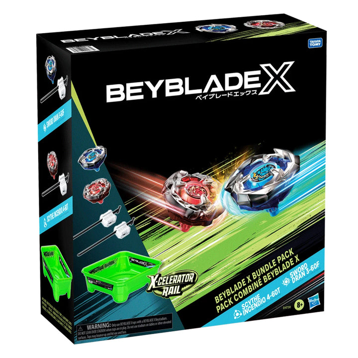 Hasbro Beyblade X Arrow Wizard 4-80B/Helm Knight 3-80N Bundle Pack