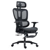 Motionwise - Chaise en maille à dossier haut avec repose-pieds