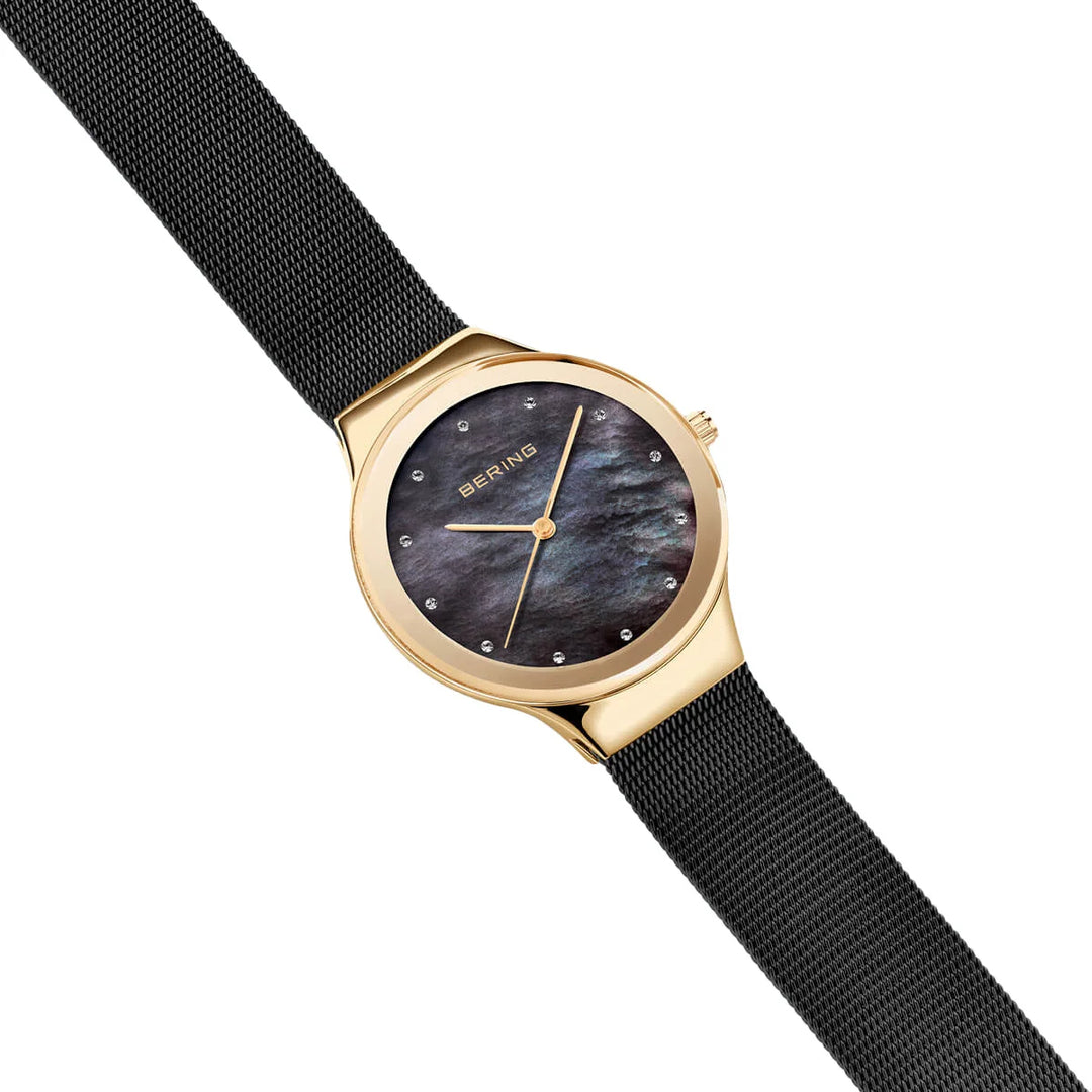 Bering - Montre avec cadran en nacre noire - 12934-132