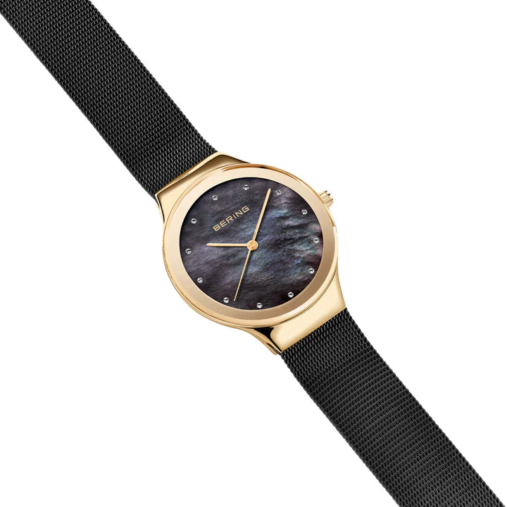 Bering - Montre avec cadran en nacre noire - 12934-132