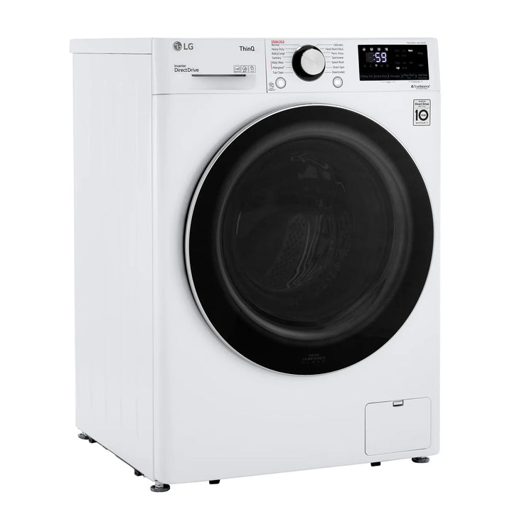 LG - Laveuse compacte blanche à chargement frontal de 2,6 pi³