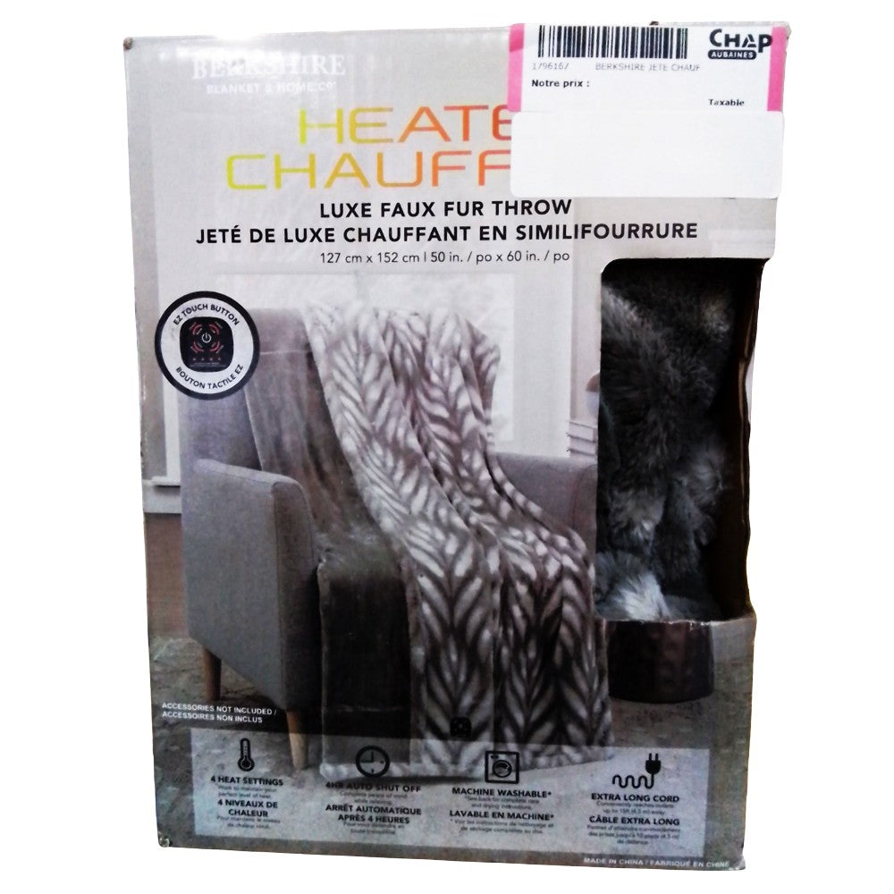 Berkshire - Couverture chauffante en fausse fourrure