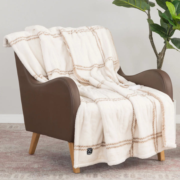 Berkshire Faux Fur Heated Throw