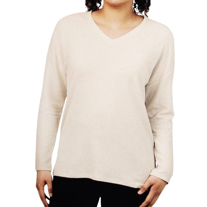 Ellen Tracy V-Neck Sweatshirt