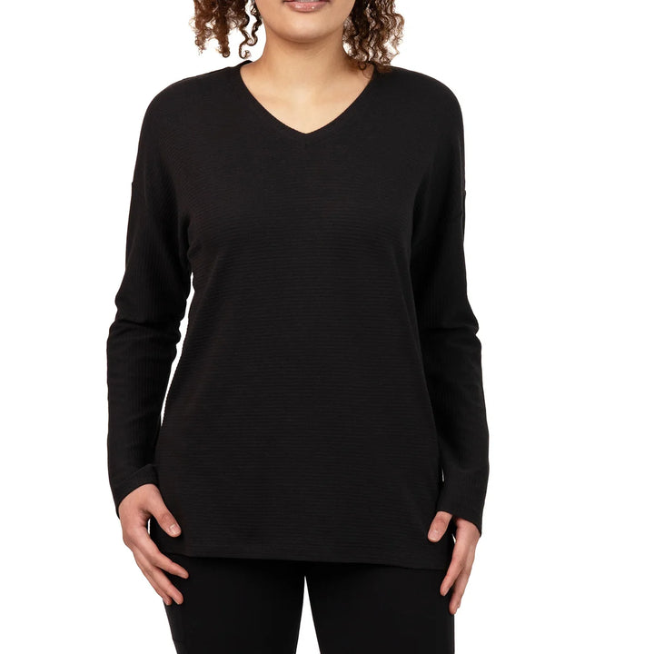 Ellen Tracy V-Neck Sweatshirt