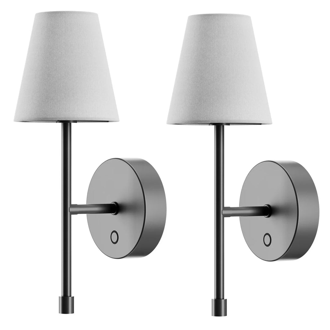Globe Electric - Lot de 2 appliques murales à DEL intégrées