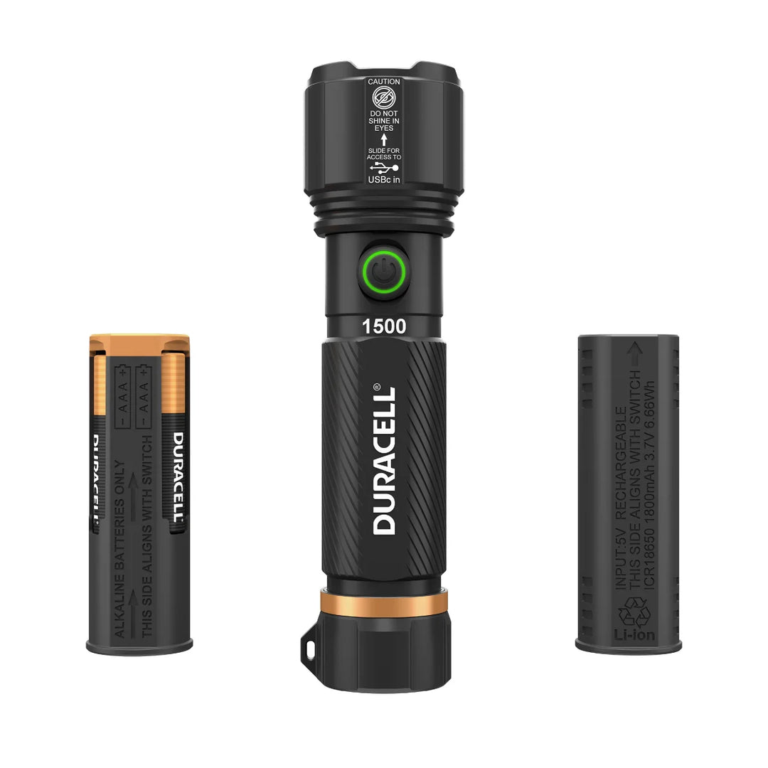 Duracell - Lampes torches 1500 lumens, paquet de 4