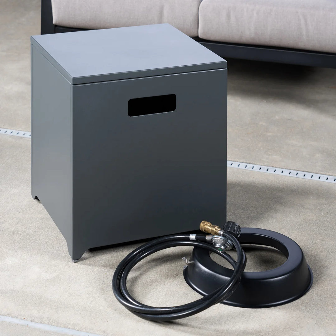 SunVilla Shane Fire Pit with Tank Cover