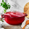 Staub - Enameled Cast Iron Cocotte, Red, 4.9 L