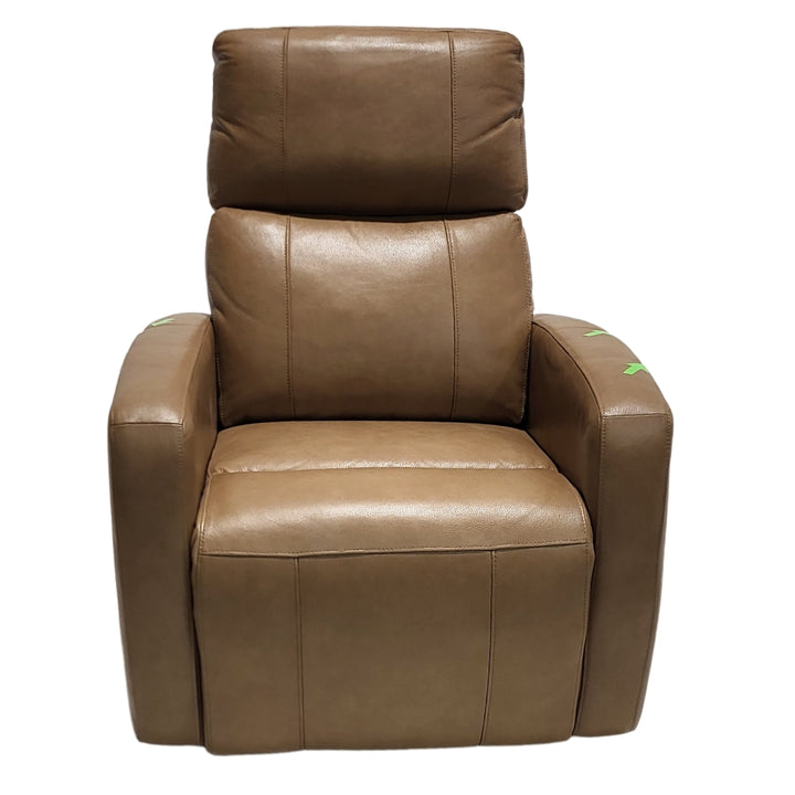 Sumergu Home Leather Power Recliner with Power Headrest