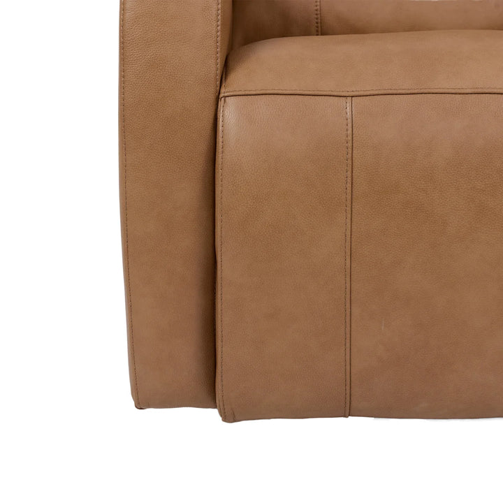 Synergy Home Leather Power Recliner with Power Headrest